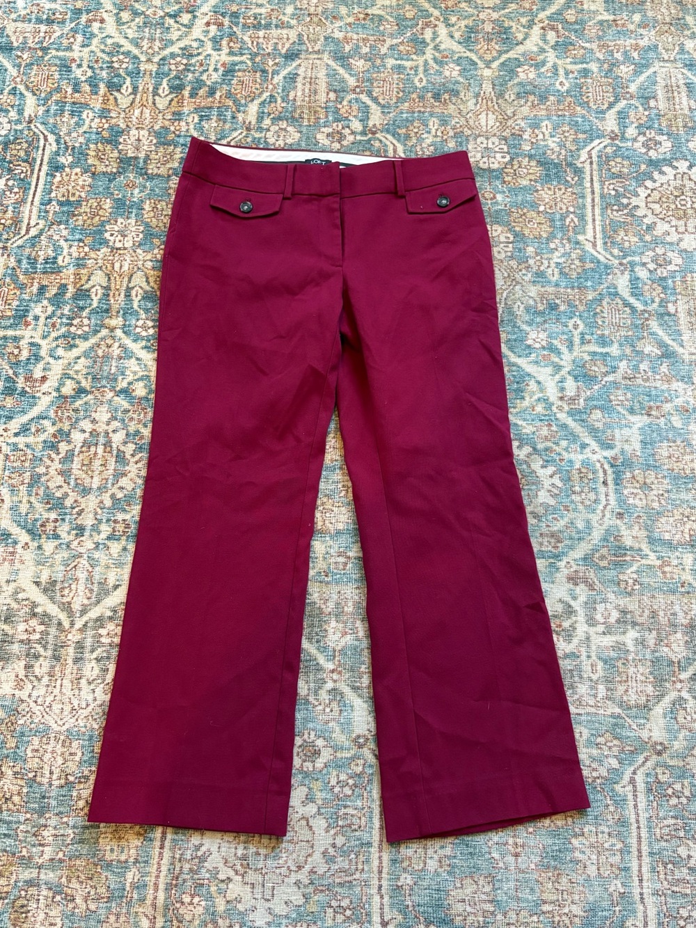 LOFT Maroon Trousers